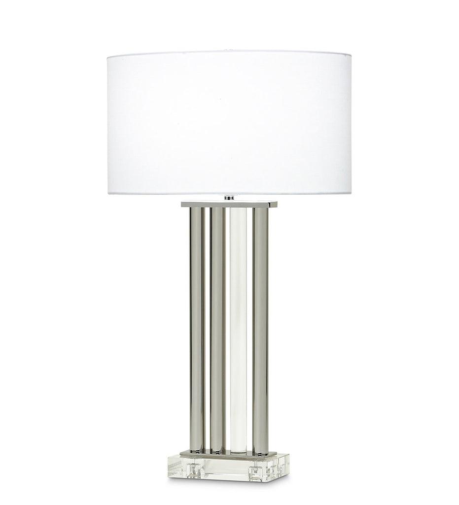 Allred Collaborative - FlowDecor - Lewis Table Lamp - - Lewis Table Lamp - Lewis Table Lamp - - White Linen Shade 3766-WHL