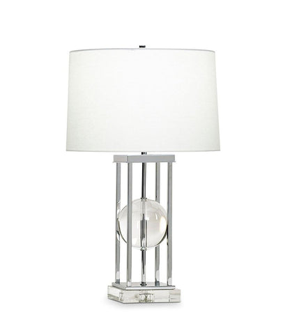 Allred Collaborative - FlowDecor - Locust Table Lamp - - Locust Table Lamp - Locust Table Lamp - - Off-White Linen Shade 3700-OWL