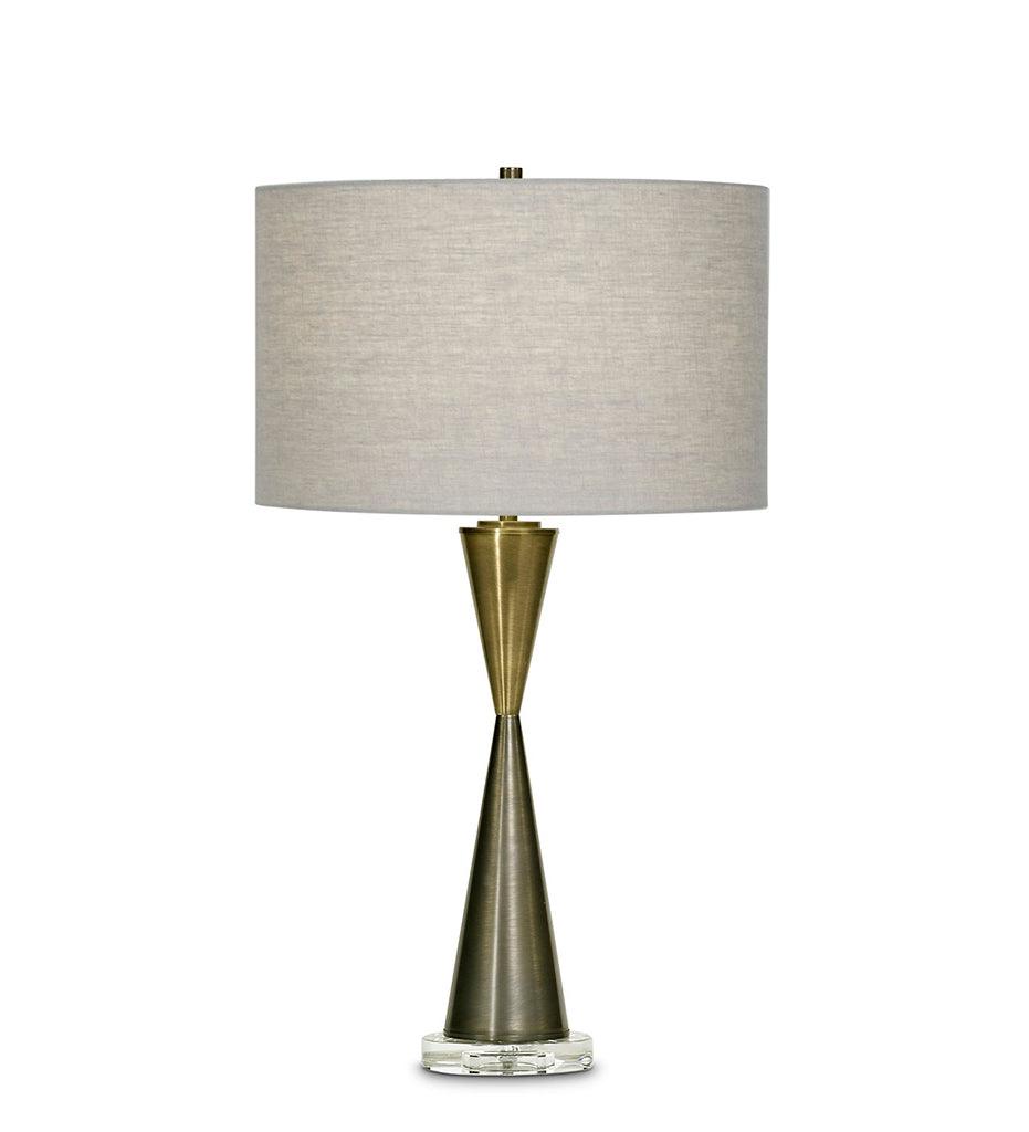 Allred Collaborative - FlowDecor - Magnolia Table Lamp - Magnolia Table Lamp Magnolia Table Lamp - Off-White Linen Shade 3709-OWL