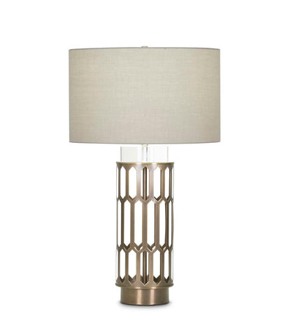 Allred Collaborative - FlowDecor - Portia Table Lamp - Portia Table Lamp Portia Table Lamp - Beige Cotton Shade 4005-BGC