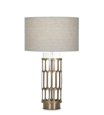 Allred Collaborative - FlowDecor - Portia Table Lamp - Portia Table Lamp Portia Table Lamp - Beige Linen Shade 4005-BGL