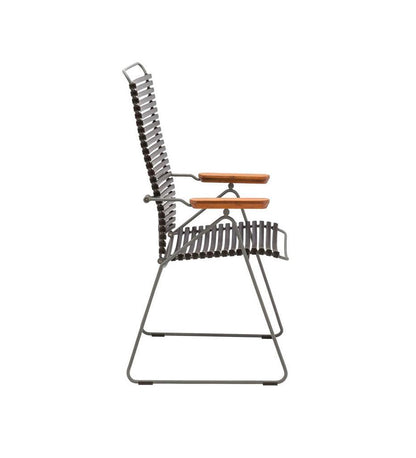 Allred Collaborative - Houe - Click Position Chair with Bamboo Armrest - Click Position Chair with Bamboo Armrest - 10803-1118