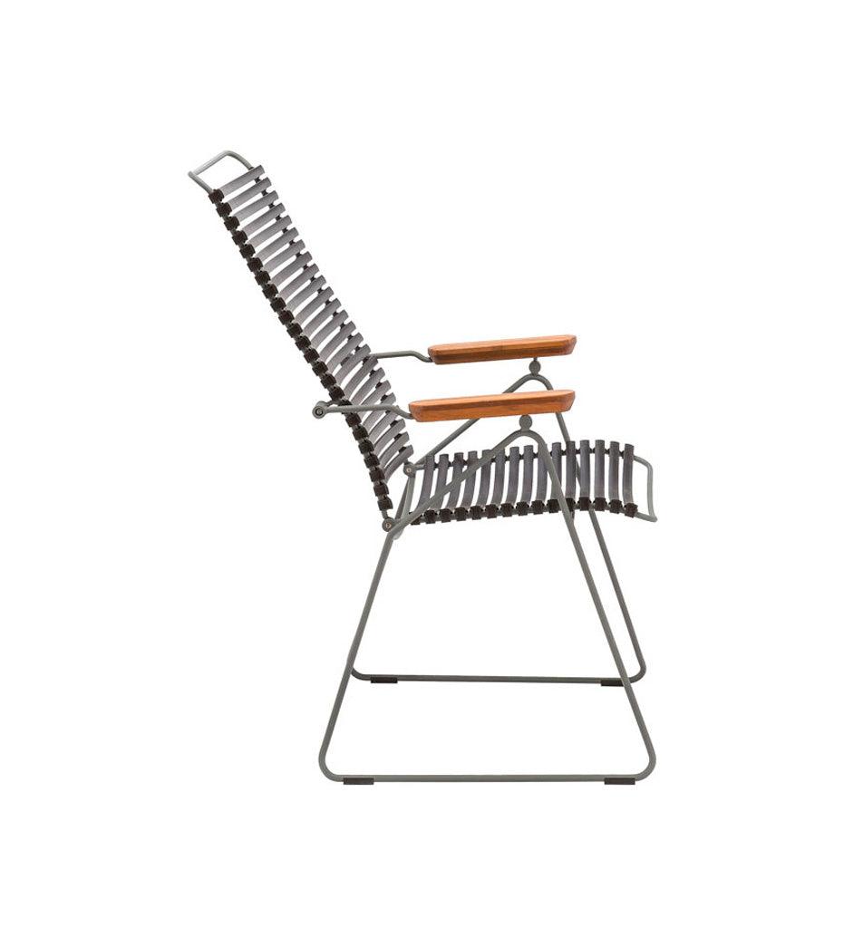 Allred Collaborative - Houe - Click Position Chair with Bamboo Armrest - Click Position Chair with Bamboo Armrest - 10803-1118