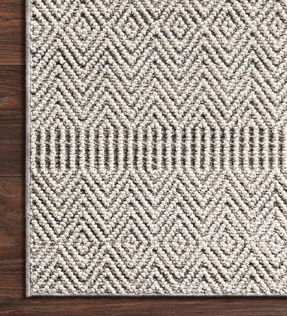 Allred Collaborative - Loloi - COL-02 Grey / Bone Indoor / Outdoor Rug - COL-02 Grey / Bone Indoor / Outdoor Rug - COLECOL-02GYBO2134