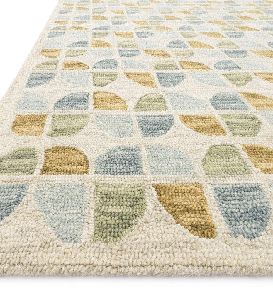 Allred Collaborative - Loloi - Hallu HAL-04 Ivory / Sky Rug - Hallu HAL-04 Ivory / Sky Rug - HALUHAL-04IVSC-2339