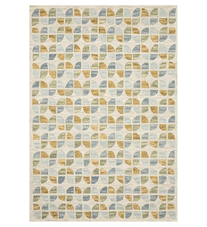 Allred Collaborative - Loloi - Hallu HAL-04 Ivory / Sky Rug - Hallu HAL-04 Ivory / Sky Rug - HALUHAL-04IVSC-2339