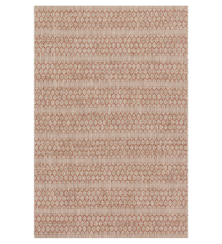 Allred Collaborative - Loloi - Isle IE-01 Beige / Rust Indoor / Outdoor Rug - Isle IE-01 Beige / Rust Indoor / Outdoor Rug - ISLEIE-01BERU2239