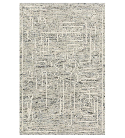 Allred Collaborative - Loloi - Leela LEE-01 Sky / White Rug - Leela LEE-01 Sky / White Rug - LEELLEE-01SCWH-2339