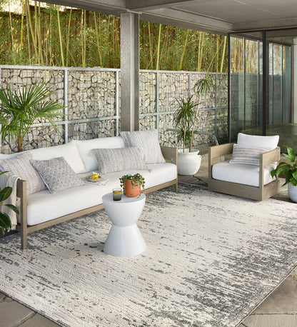 Allred Collaborative - Loloi - Rainier RAI-01 Indoor / Outdoor Ivory / Grey Rug - Rainier RAI-01 Indoor / Outdoor Ivory / Grey Rug - RANERAI-01IVGY-2239