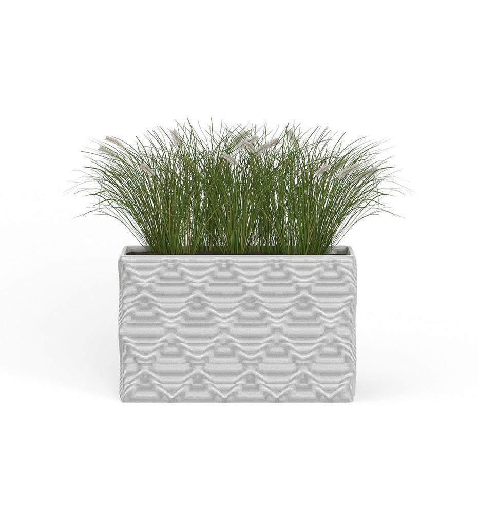 Allred Collaborative - Mobius - Avila Medium Rectangular Planter - Diamond - - Avila Medium Rectangular Planter - Diamond - - RCT1_20x32_0.24x1.25_PD1_GLCL