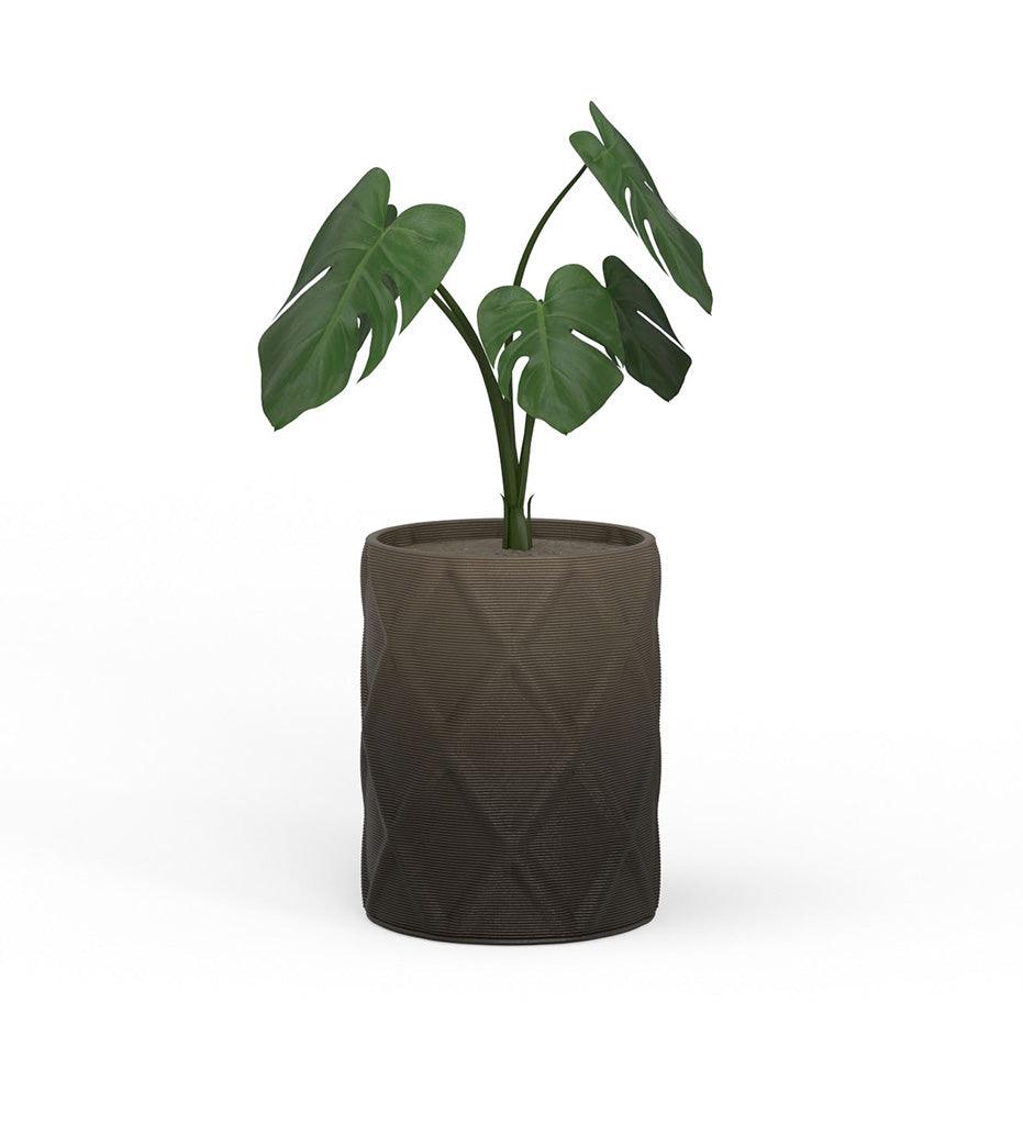 Allred Collaborative - Mobius - Solana Medium Round Planter - Diamond - - Solana Medium Round Planter - Diamond - - CYL1_20x16_0.24x1.25_PD1_GLCL