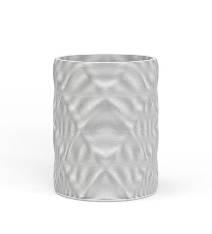 Allred Collaborative - Mobius - Solana Medium Round Planter - Diamond - - Solana Medium Round Planter - Diamond - - CYL1_20x16_0.24x1.25_PD1_GLCL