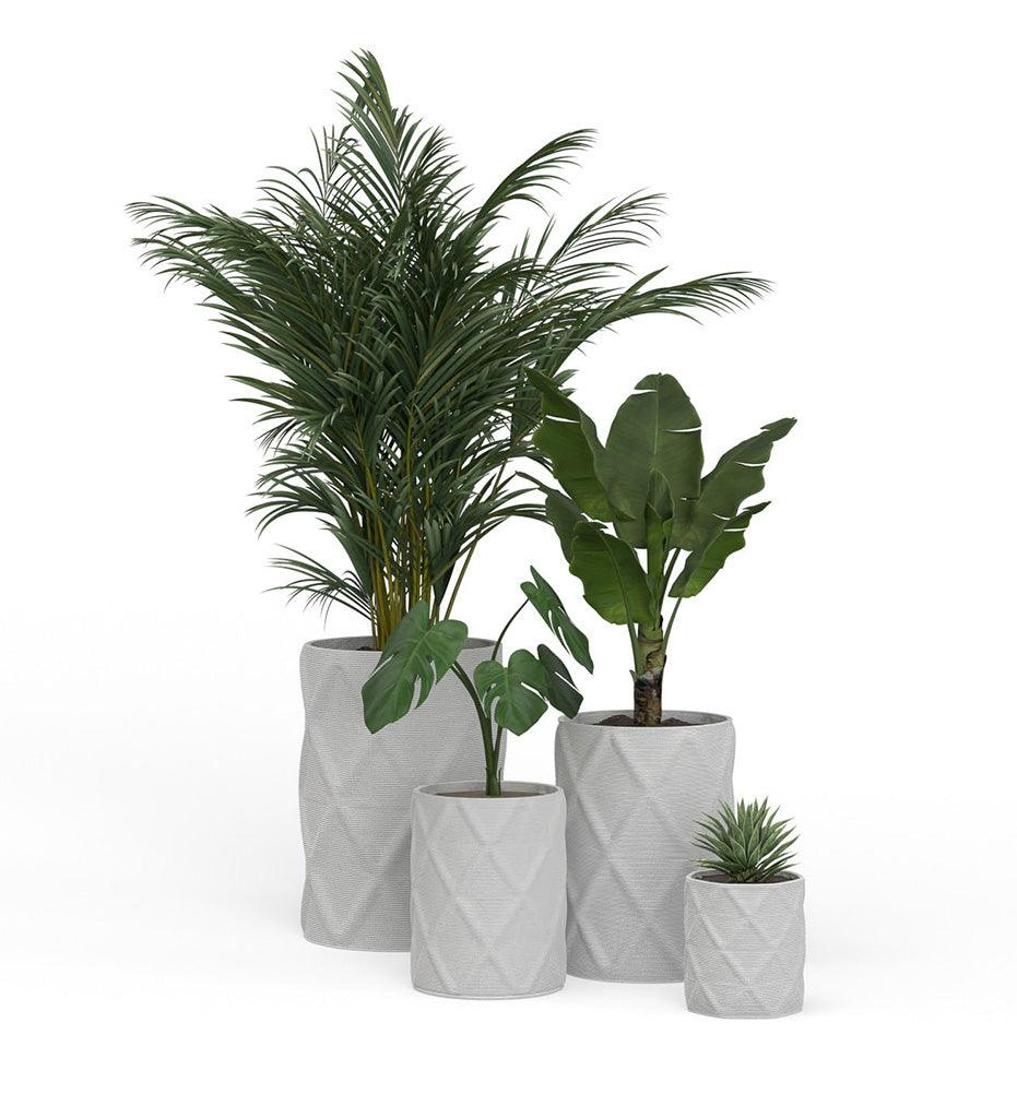 Allred Collaborative - Mobius - Solana X-Large Round Planter - Diamond - - Solana X-Large Round Planter - Diamond - - CYL1_32x23_0.24x1.25_PD1_HSLT