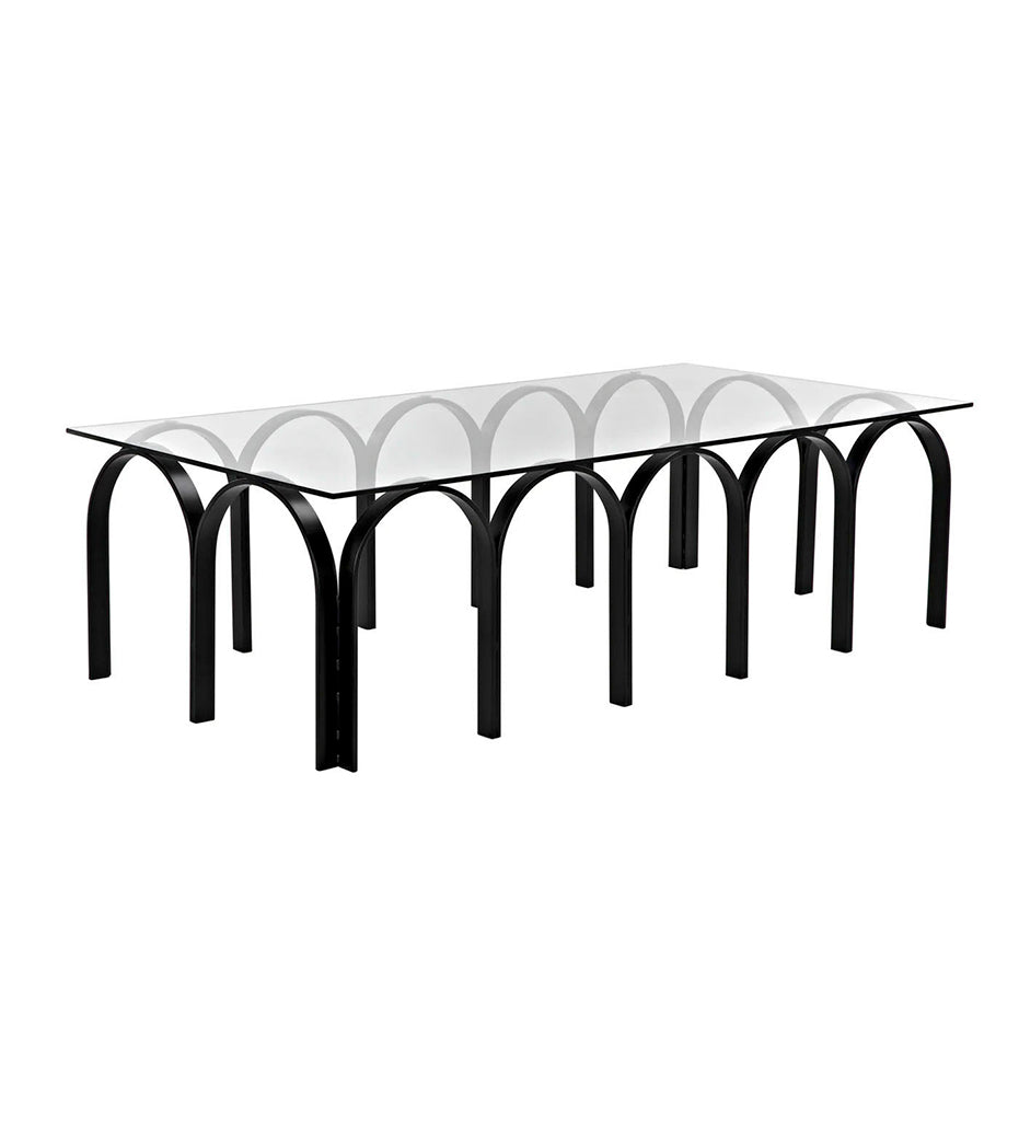 Allred Collaborative - Noir - Arcus Coffee Table - Arcus Coffee Table - GTAB1115MTB