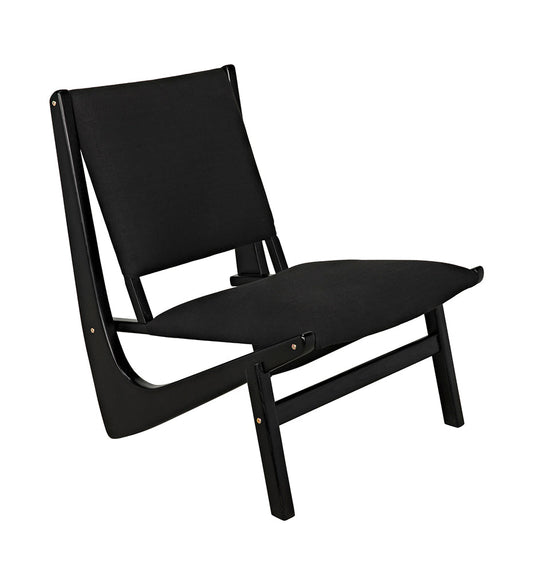 Allred Collaborative - Noir - Boomerang Chair - Charcoal Black - Boomerang Chair - Charcoal Black - AE-40CHB