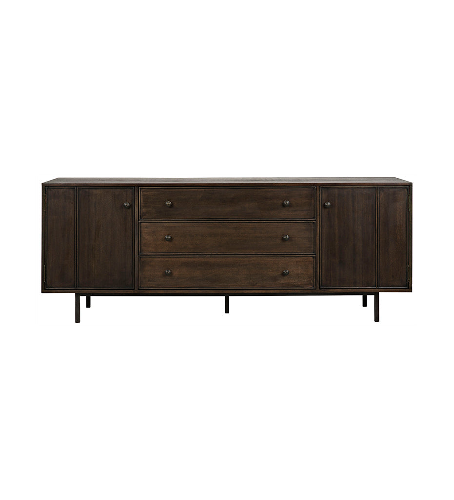 Allred Collaborative - Noir - Boston Sideboard - Ebony Walnut - Boston Sideboard - Ebony Walnut - GCON206EB