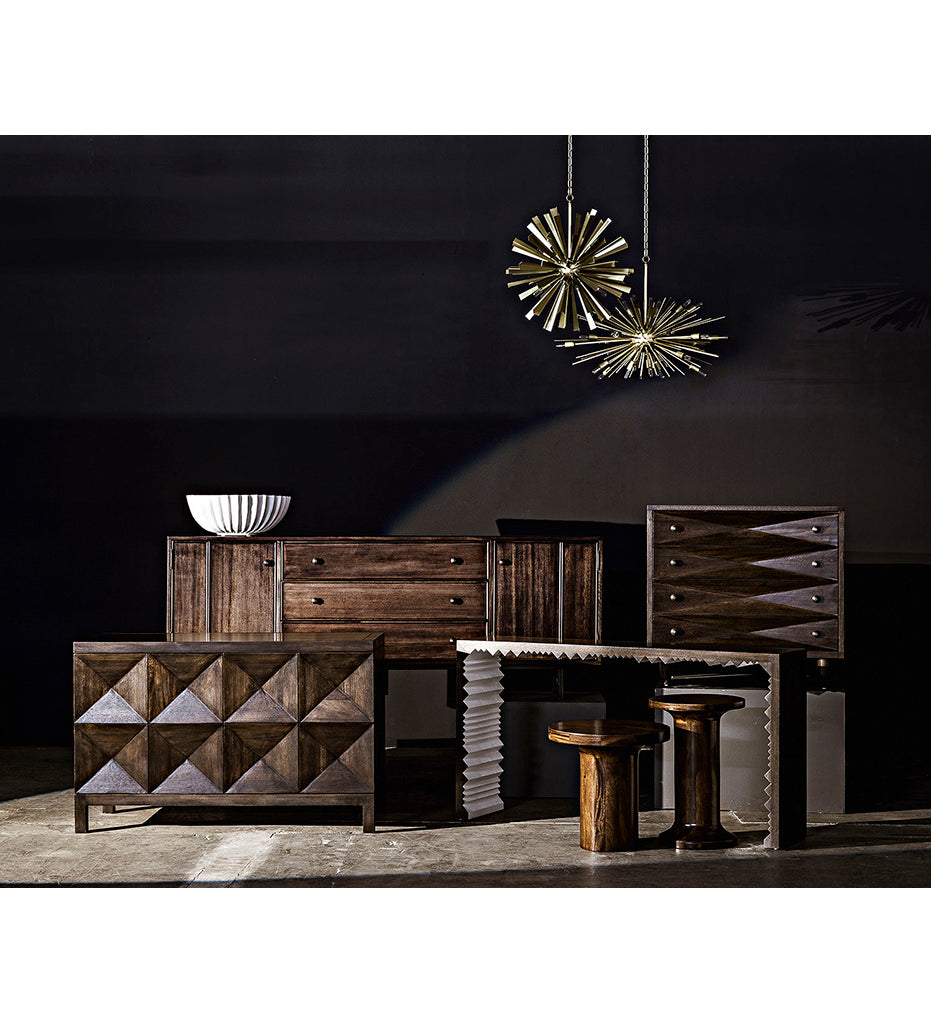 Allred Collaborative - Noir - Boston Sideboard - Ebony Walnut - Boston Sideboard - Ebony Walnut - GCON206EB