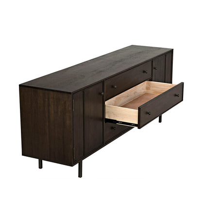 Allred Collaborative - Noir - Boston Sideboard - Ebony Walnut - Boston Sideboard - Ebony Walnut - GCON206EB