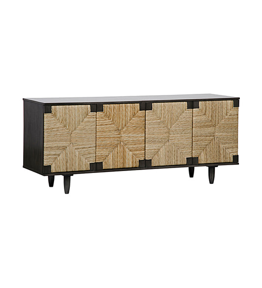 Allred Collaborative - Noir - Brook 4 Door Sideboard - Pale - Brook 4 Door Sideboard - Pale - GCON239-2P