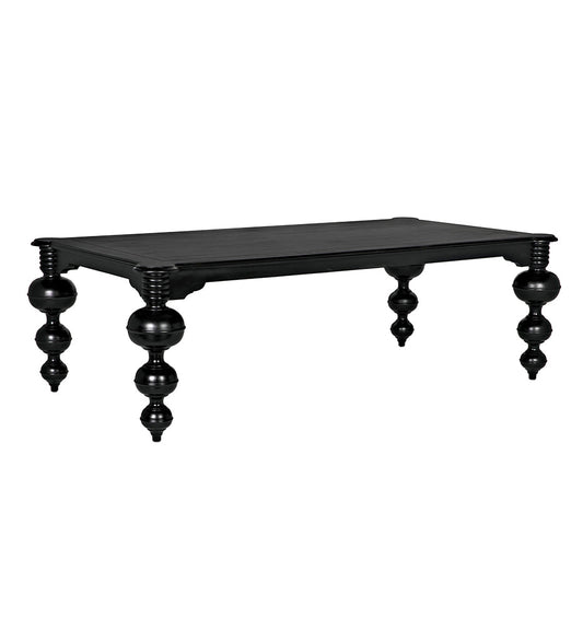 Allred Collaborative - Noir - Claudio Dining Table - Hand Rubbed Black - Claudio Dining Table - Hand Rubbed Black - GTAB473HB