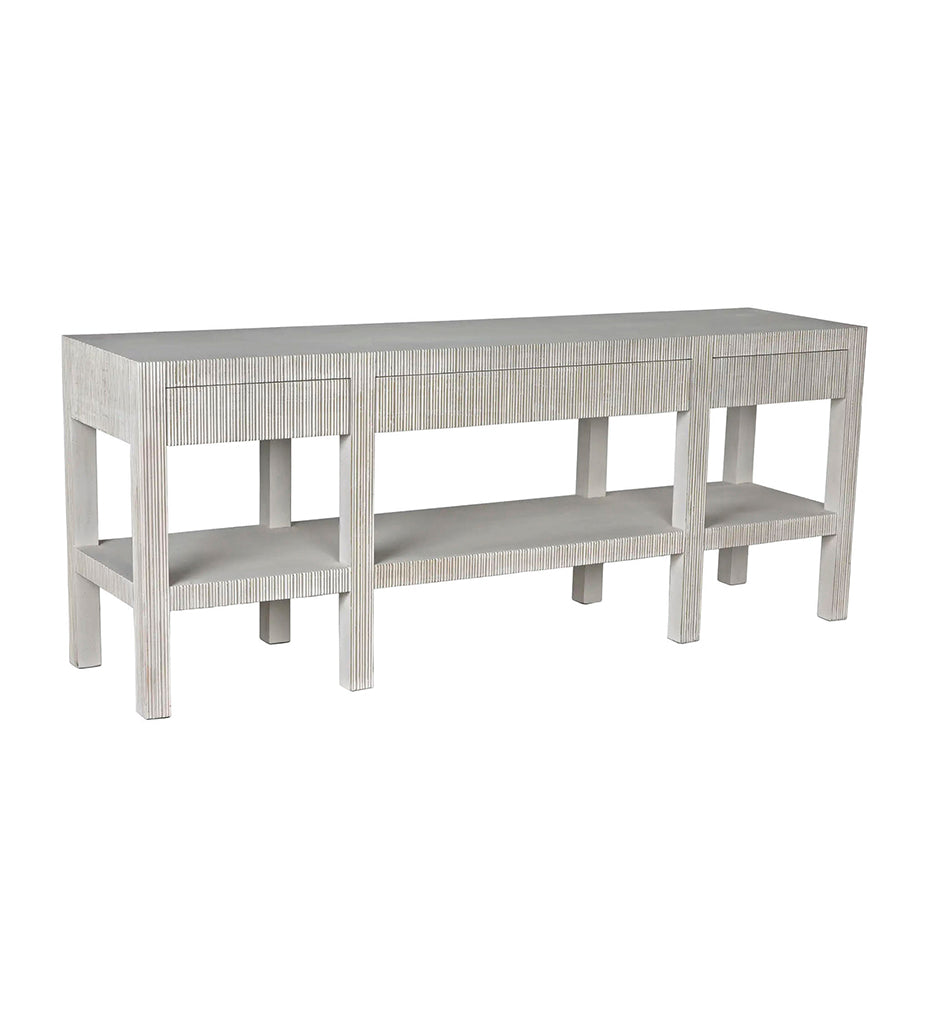 Allred Collaborative - Noir - Conrad Console - White Wash - Conrad Console - White Wash - GCON272WH