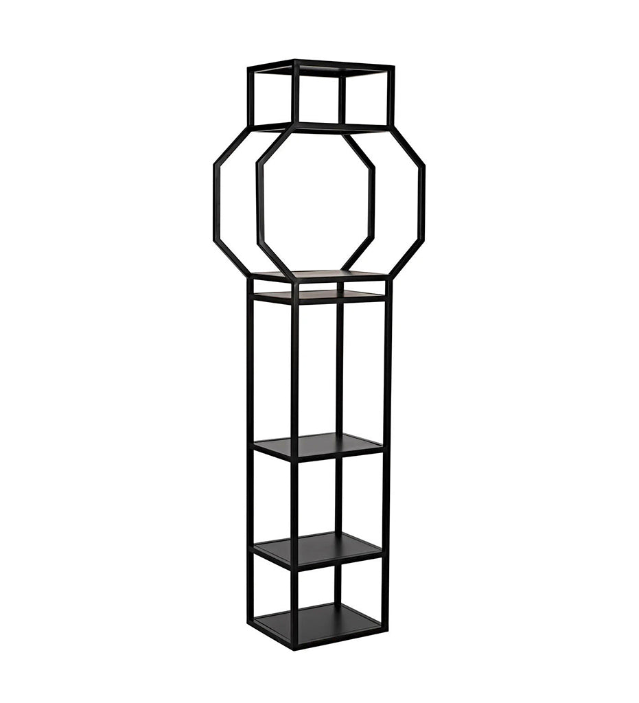 Allred Collaborative - Noir - Downtown B Bookcase - Black Metal - Downtown B Bookcase - Black Metal - GBCS236MTB