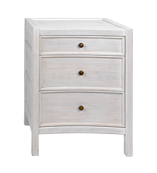 Allred Collaborative - Noir - Hampton Night Stand 24 in - White Wash - Hampton Night Stand 24 in - White Wash - GTAB928WH