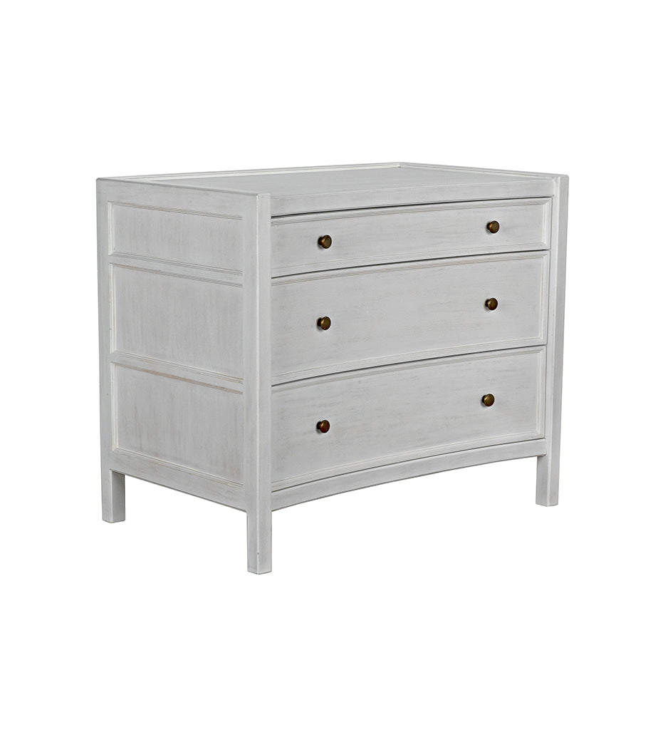 Allred Collaborative - Noir - Hampton Side Tables - White Wash - Hampton Side Tables - White Wash - GTAB245WH