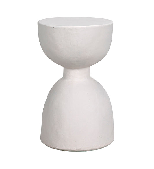 Allred Collaborative - Noir - Hourglass Stool - White Fiber Cement - Hourglass Stool - White Fiber Cement - AR-162WFC