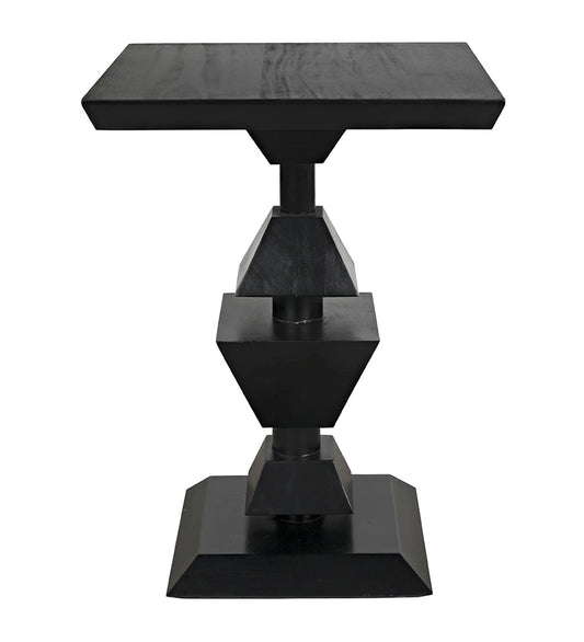 Allred Collaborative - Noir - Majesty Side Tables - Hand Rubbed Black - Majesty Side Tables - Hand Rubbed Black - GTAB918HB