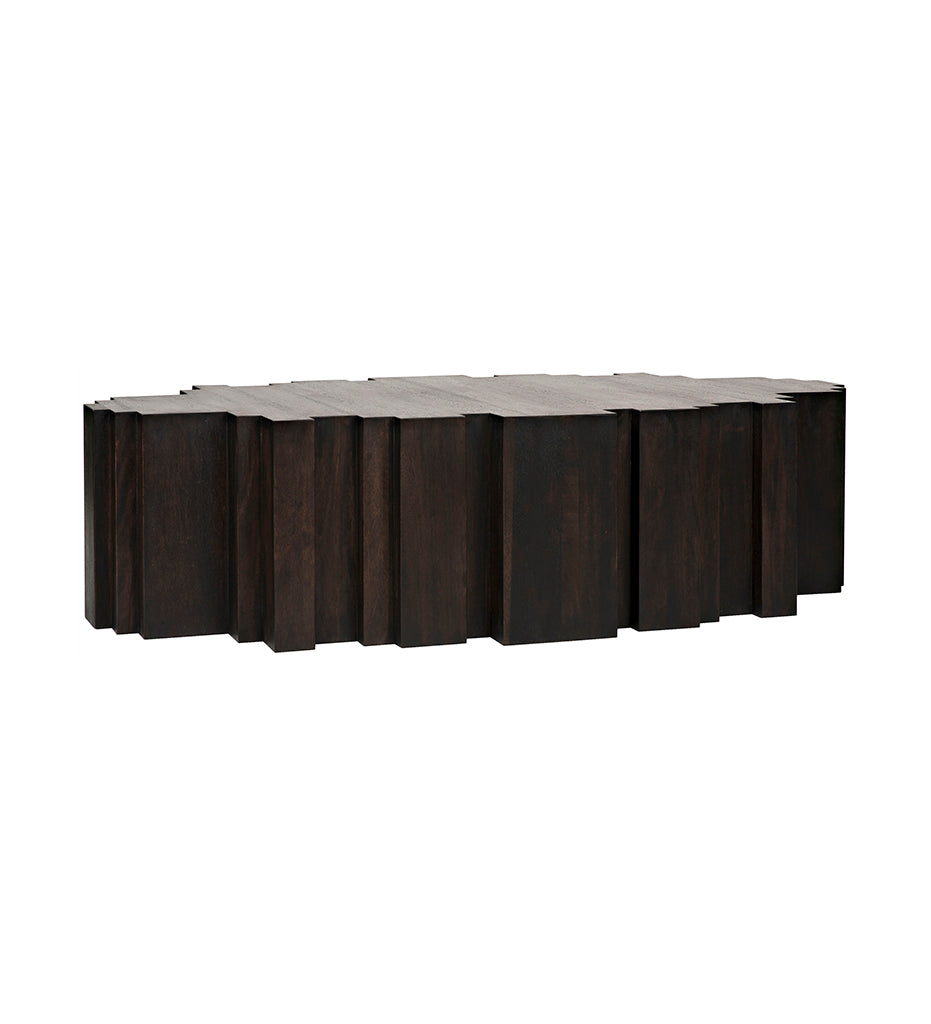 Allred Collaborative - Noir - Royce Coffee Table - Ebony Walnut - Royce Coffee Table - Ebony Walnut - GTAB1087EB