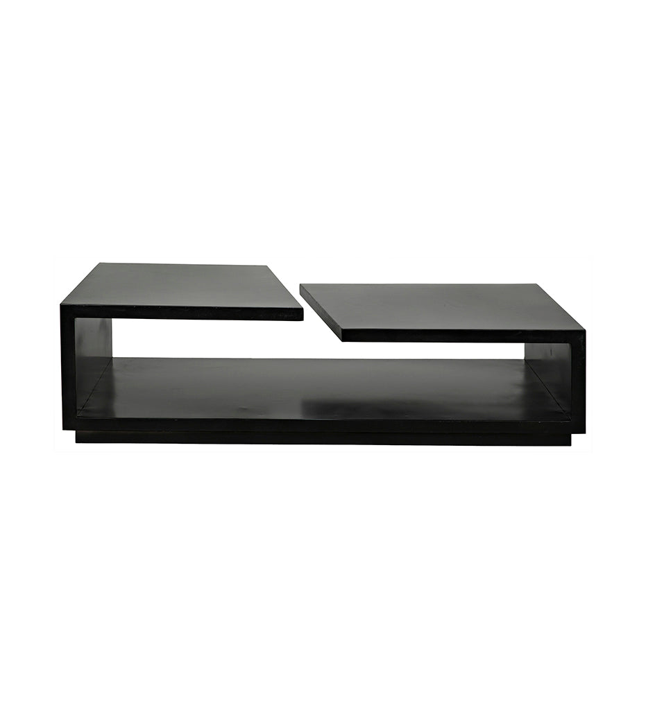 Allred Collaborative - Noir - Shift Coffee Table - Black Steel - Shift Coffee Table - Black Steel - GTAB1038MTB