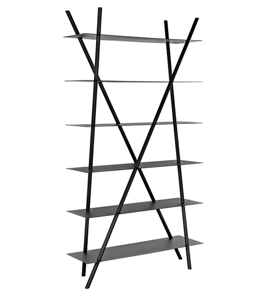 Allred Collaborative - Noir - Siddhartha Bookcase - Black Metal - Siddhartha Bookcase - Black Metal - GBCS241MTB