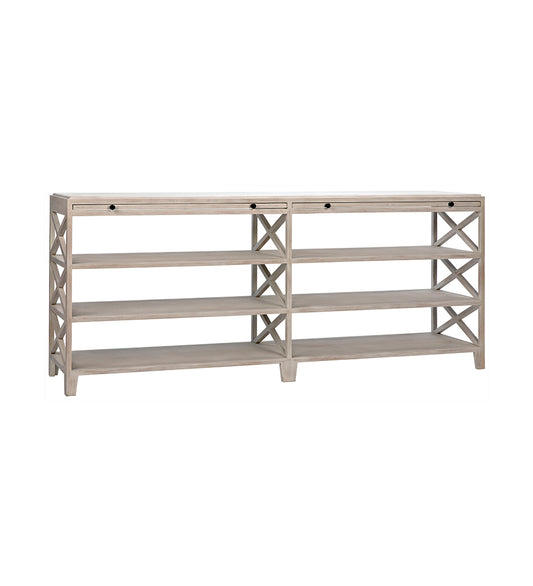 Allred Collaborative - Noir - Sutton Console - White Wash - Sutton Console - White Wash - GCON201WH