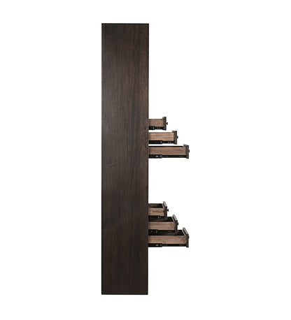 Allred Collaborative - Noir - Tubula Bookcase - Ebony Walnut - Tubula Bookcase - Ebony Walnut - GBCS208EB