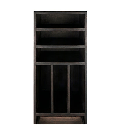 Allred Collaborative - Noir - Tubula Bookcase - Ebony Walnut - Tubula Bookcase - Ebony Walnut - GBCS208EB