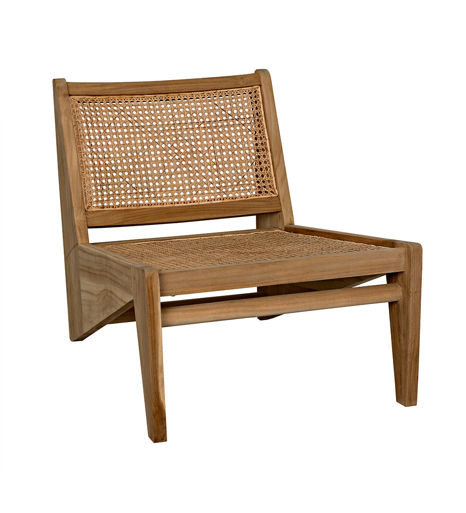 Allred Collaborative - Noir - Udine Chair With Caning - Teak - Udine Chair With Caning - Teak - SOF273T