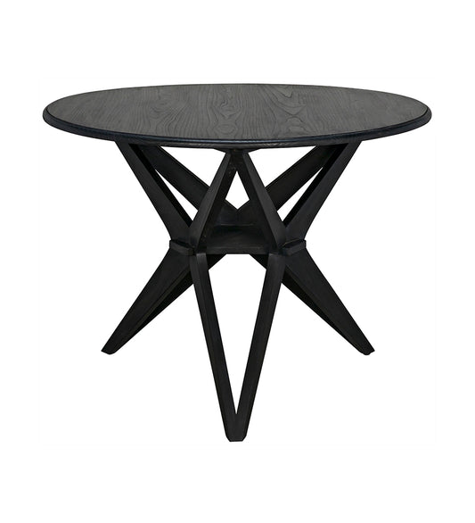 Allred Collaborative - Noir - Victor Dining Table - Charcoal Black - Victor Dining Table - Charcoal Black - AE-30CHB