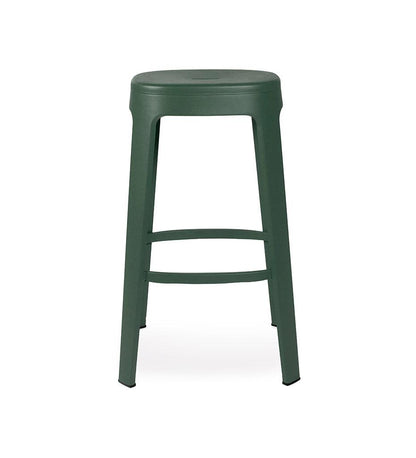 Allred Collaborative - RS Barcelona - Ombra Bar Stool - Ombra Bar Stool Ombra Bar Stool - Green NCS S7005-B80G Textured OMBAR-5N