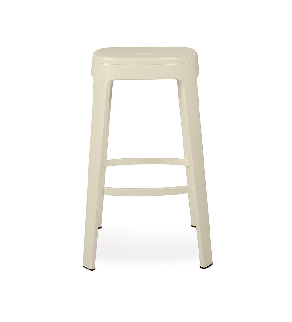 Allred Collaborative - RS Barcelona - Ombra Bar Stool - Ombra Bar Stool Ombra Bar Stool - Grey RAL 7044 Textured OMBAR-7N