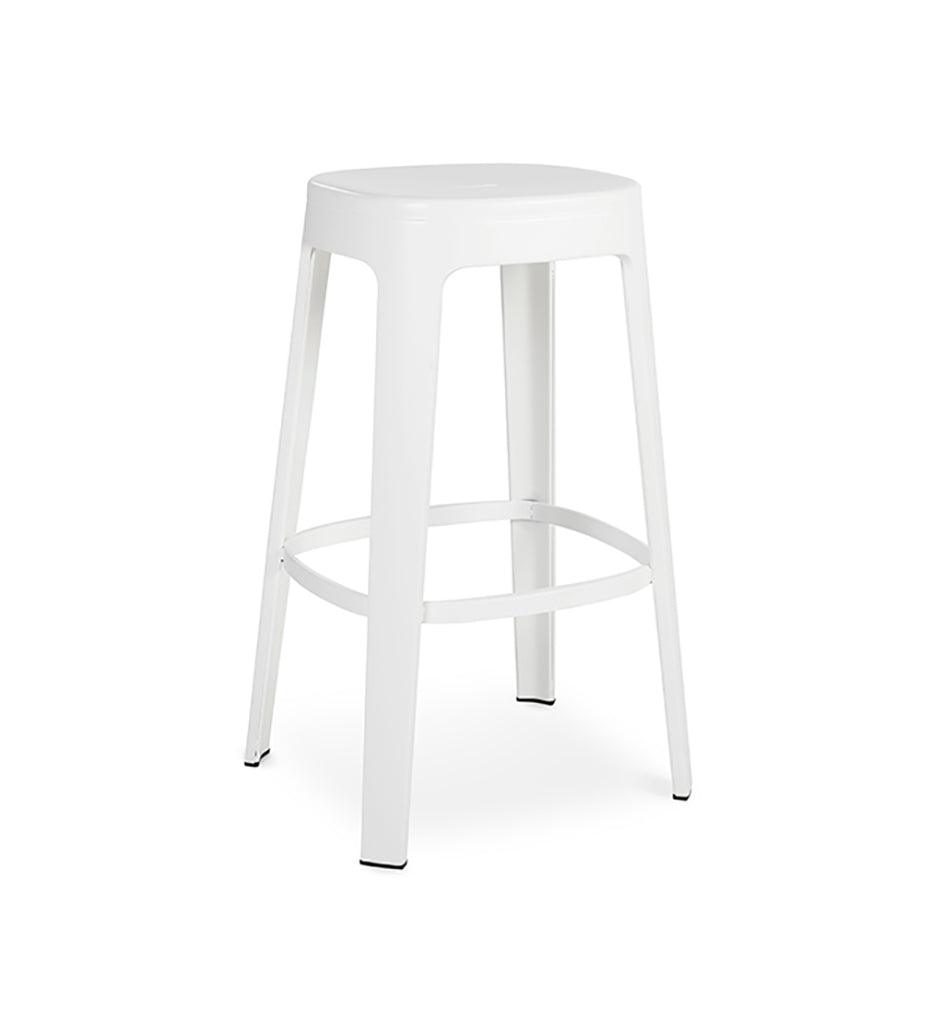 Allred Collaborative - RS Barcelona - Ombra Bar Stool - Ombra Bar Stool Ombra Bar Stool - White RAL 9016 Textured OMBAR-1N