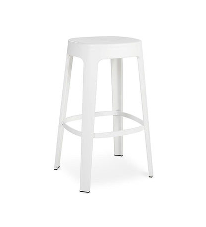 Allred Collaborative - RS Barcelona - Ombra Bar Stool - Ombra Bar Stool Ombra Bar Stool - White RAL 9016 Textured OMBAR-1N