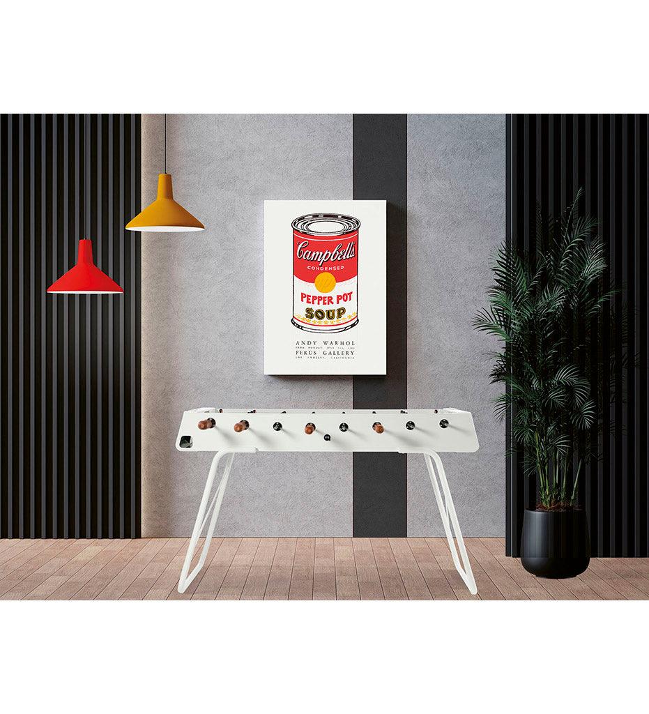 Allred Collaborative - RS Barcelona - RS3 Steel Foosball Table - RS3 Steel Foosball Table RS3 Steel Foosball Table - White RAL 9016 Textured RS3-1N