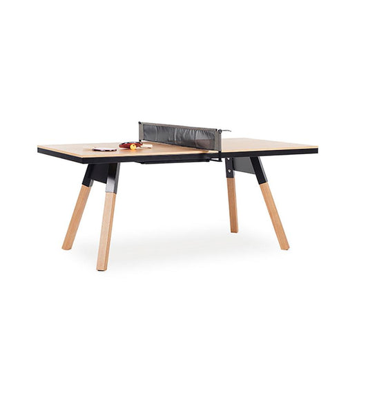 Allred Collaborative - RS Barcelona - You and Me Medium Indoor Ping Pong Table - Oak - You and Me Medium Indoor Ping Pong Table - Oak - YM22-K1N