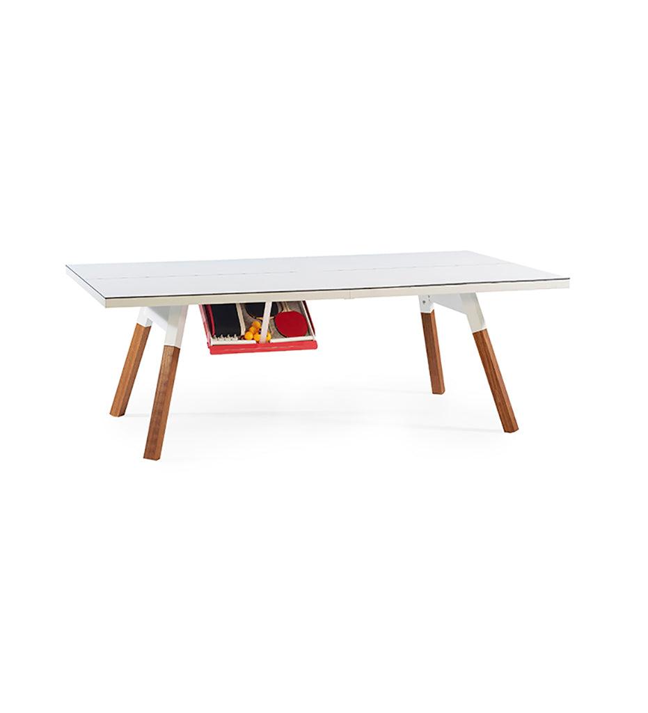 Allred Collaborative - RS Barcelona - You and Me Medium Outdoor Ping Pong Table - You and Me Medium Outdoor Ping Pong Table - YM22-1N