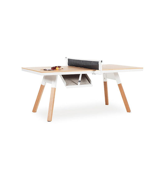 Allred Collaborative - RS Barcelona - You and Me Small Indoor Ping Pong Table - Oak - You and Me Small Indoor Ping Pong Table - Oak - YM18-K1N