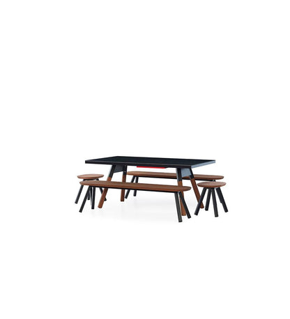 Allred Collaborative - RS Barcelona - You and Me Small Outdoor Ping Pong Table - You and Me Small Outdoor Ping Pong Table - YM18-1N