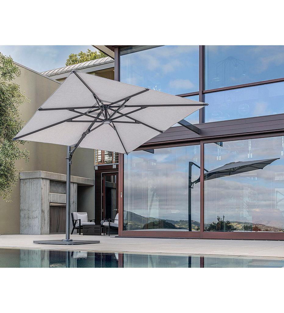 Allred Collaborative - Shademaker - 10' Solaris Square Cantilever Umbrella - 10' Solaris Square Cantilever Umbrella - SOL-30S_SS