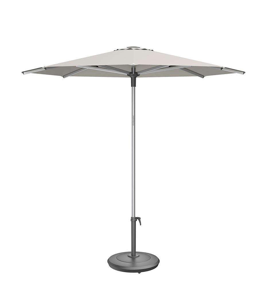 Allred Collaborative - Shademaker - 8' Libra Round Metal Umbrella - 8' Libra Round Metal Umbrella - LIB-25-SS