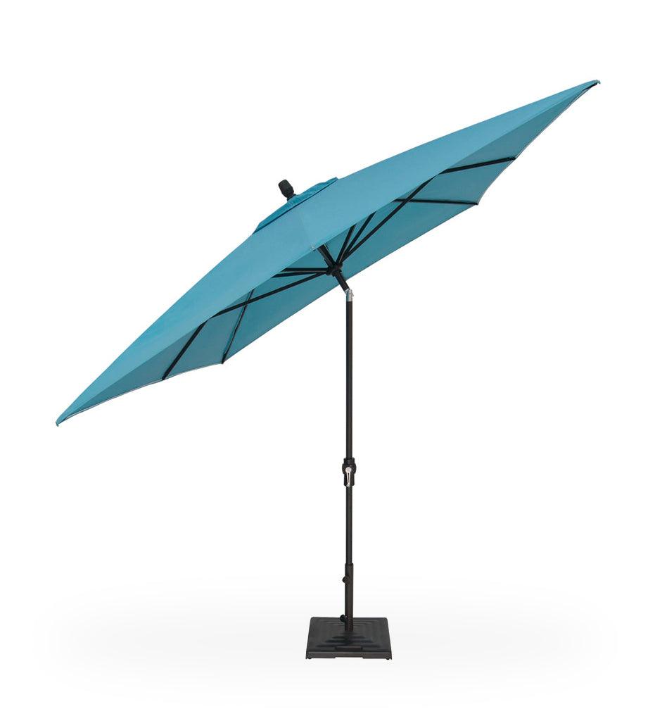 Allred Collaborative - Treasure Garden - 8' x 10' Auto Tilt Rectangle Umbrella - 8' x 10' Auto Tilt Rectangle Umbrella - UM8810RT-02-Anthracite